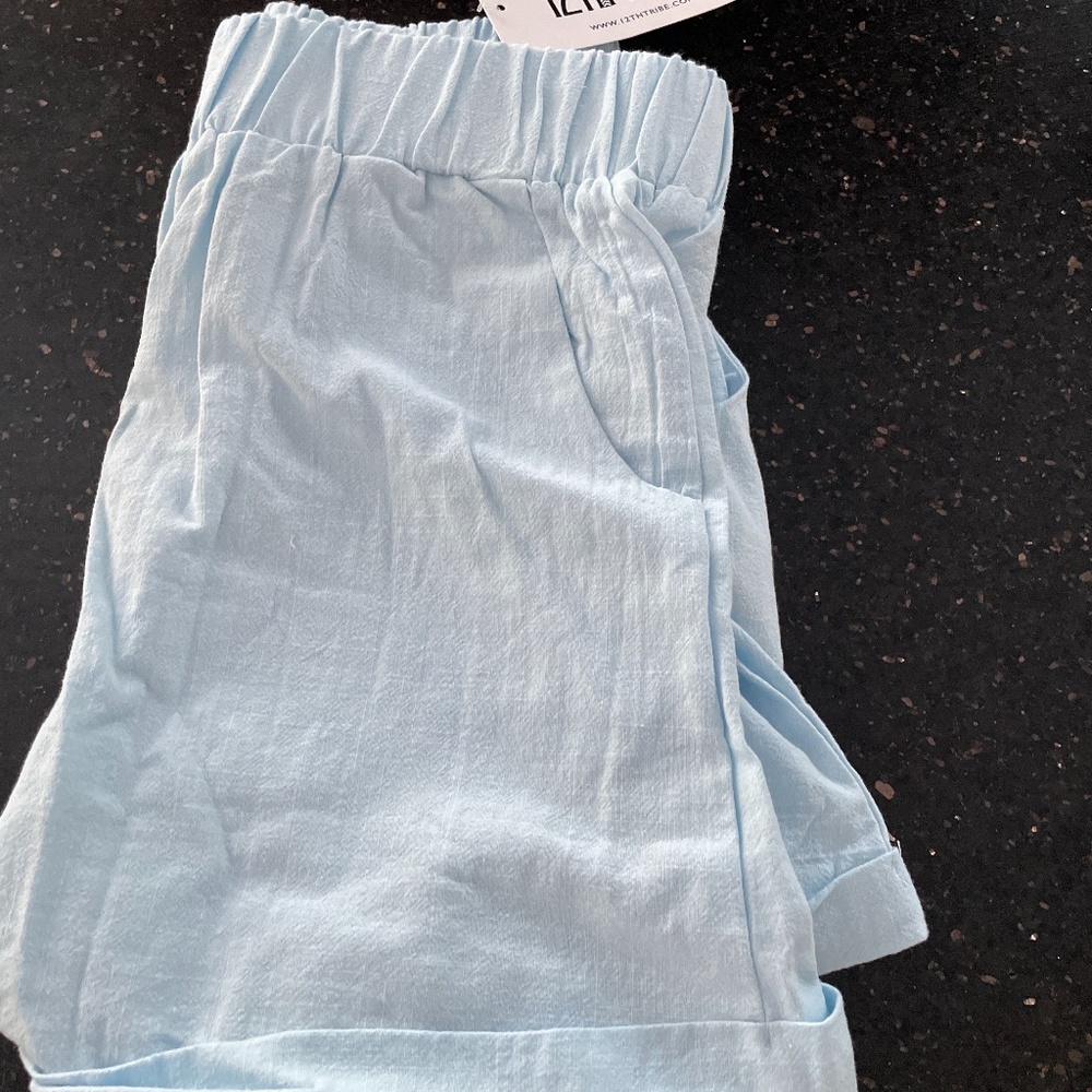 Brand New! 12th Tribe Milo Light Blue Shorts